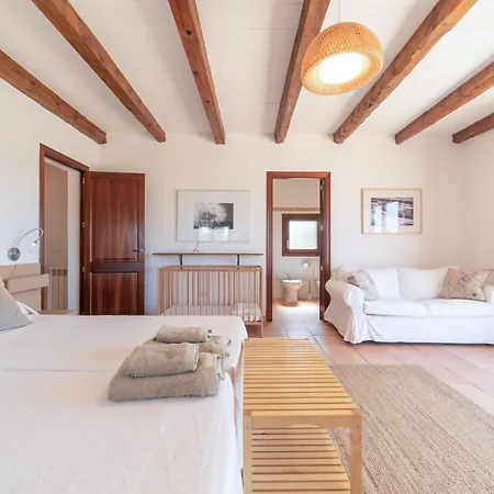¡preciosa Rural Riera Cerca De La Playa Es Trenc! Willa Campos (Mallorca)
